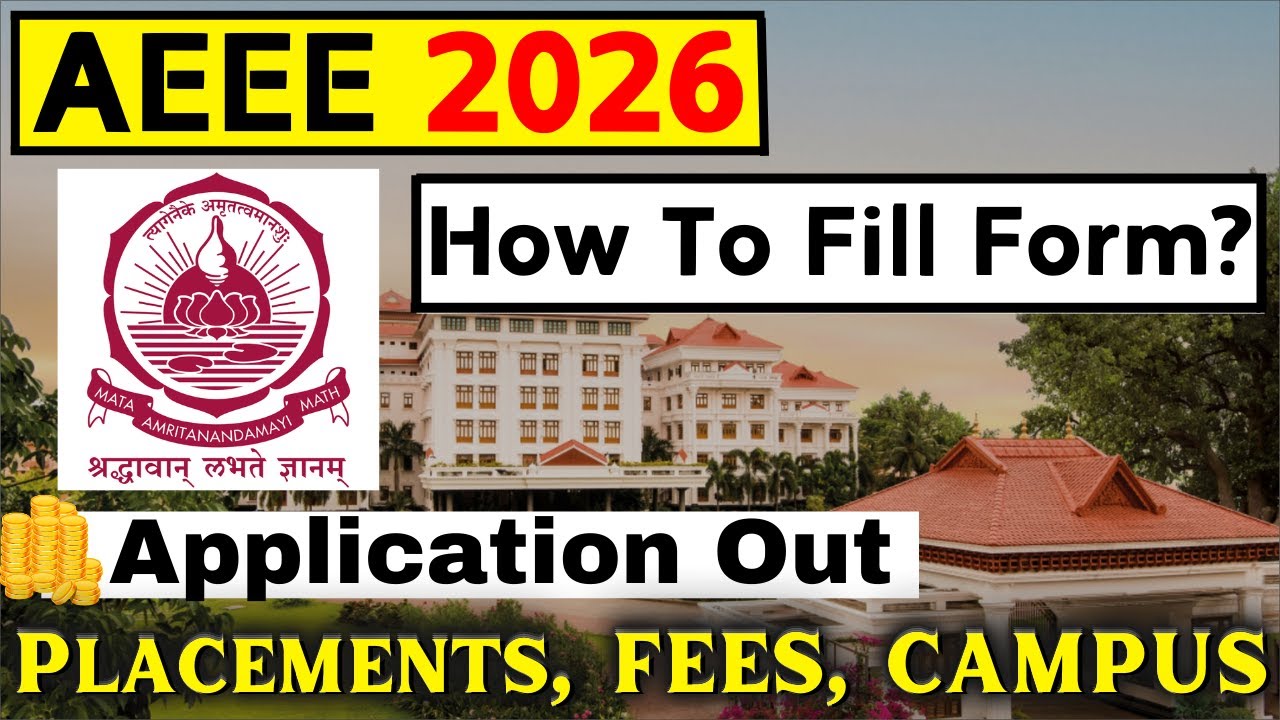 How To Fill AEEE 2026 Application Form | How To Fill Amrita University B.Tech 2026 Application Form