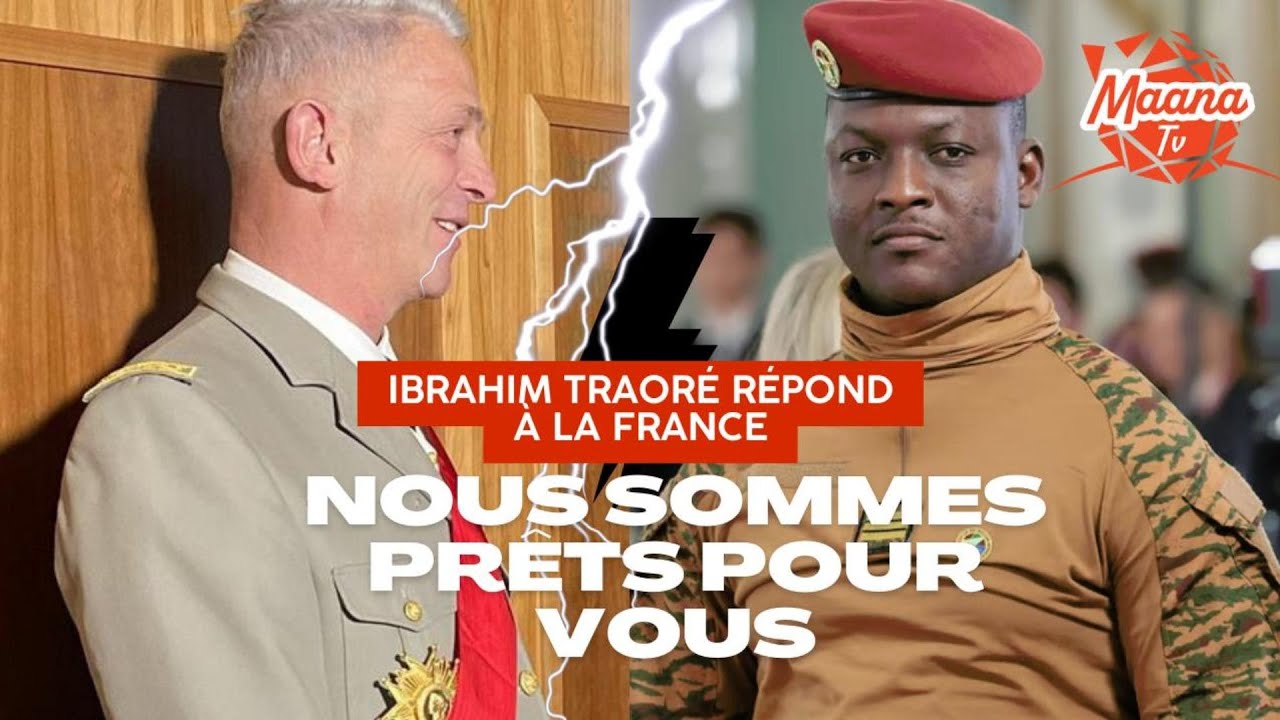 Le Burkina Faso  répond à la France #ibrahimtraoré #panafricanisme #françafrique