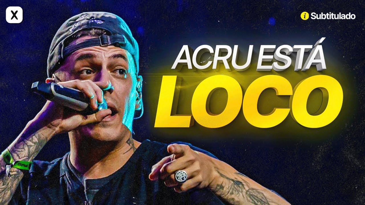 10 Minutos de ACRU rapeando como un DIOS 🤯