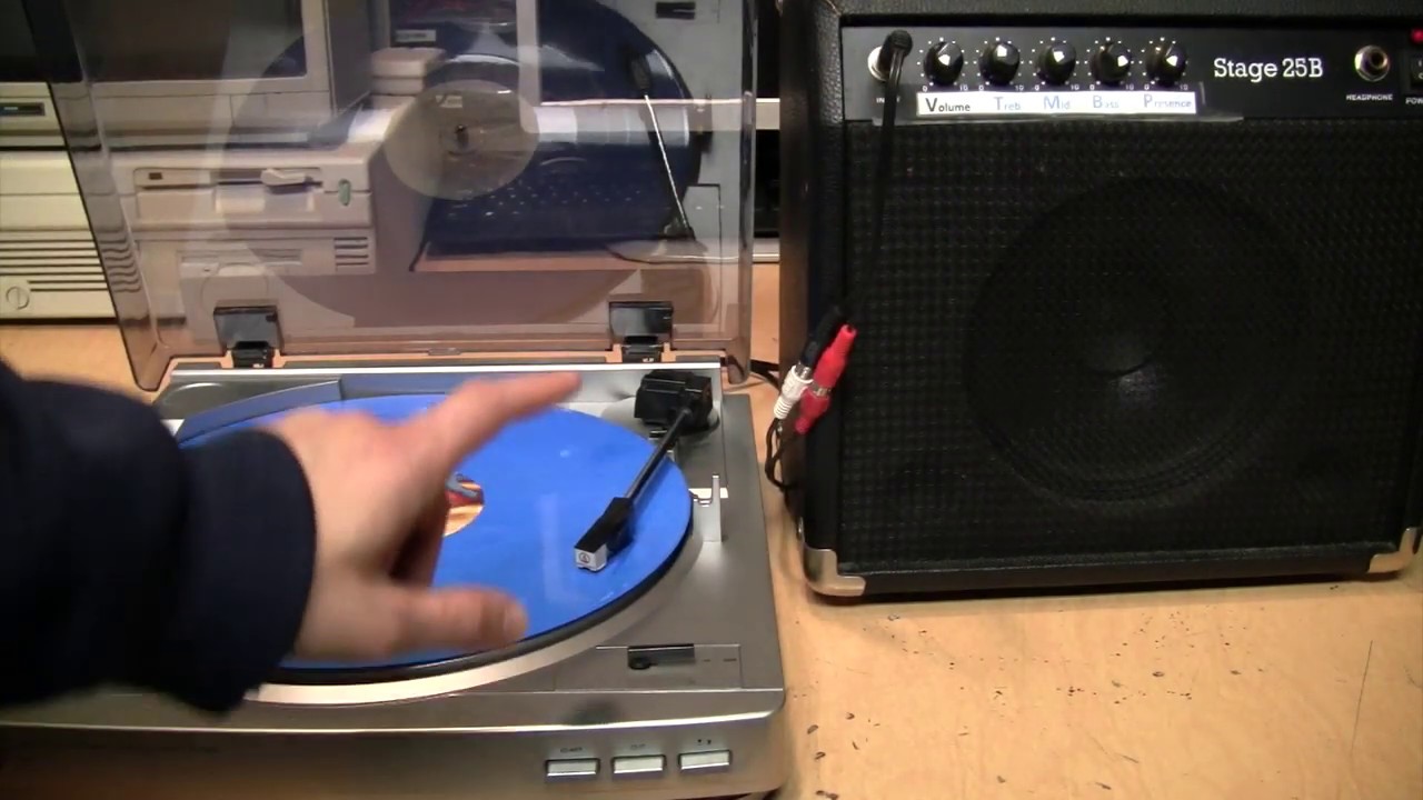 Is having speakers on the same surface as your turntable really THAT bad?
