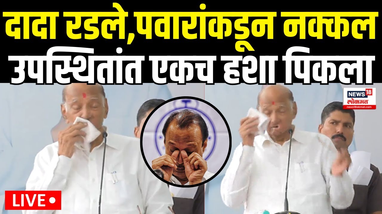 Sharad Pawar On Ajit Pawar | शरद पवार यांच्याकडून अजित पवार यांची नक्कल Baramati Vidhan Sabha