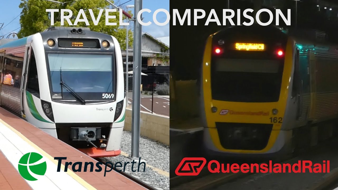 Travel Comparison: Transperth B series and Queensland Rail IMU160