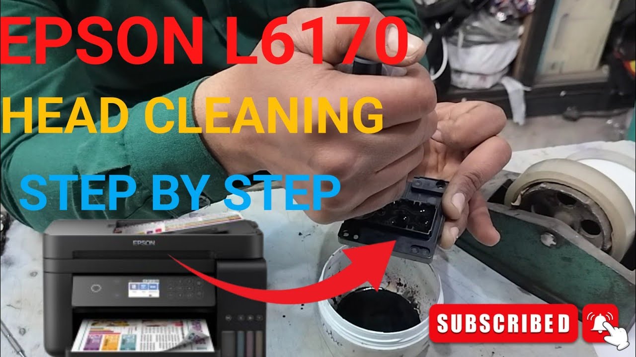 Epson L6170 Print Head Cleaning and Nozzel Check | Epson Printer