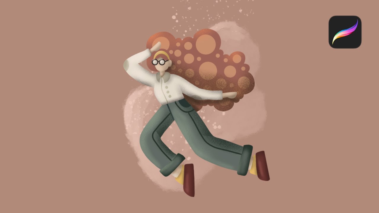 Character Illustration in Procreate - Grain and Noise