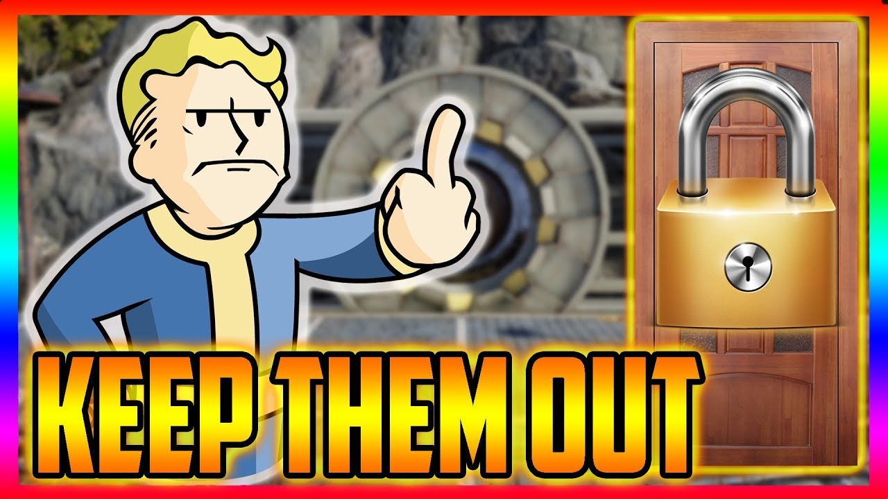 Fallout 76 How To Lock Doors And Extractors