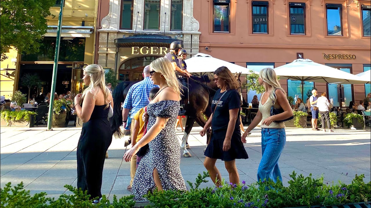 Live walking tour in Oslo 🇳🇴 Norway Summer 2023 #osloelsa67