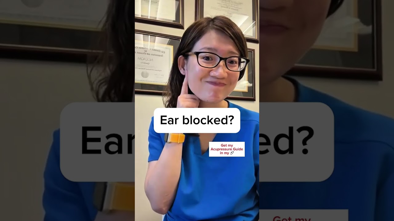 Unblock your ears naturally with acupressure