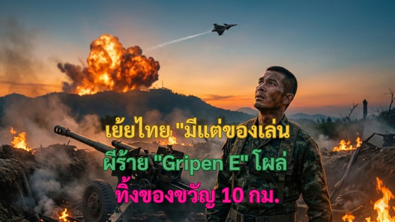 เย้ยว่าเป็นของเล่น! ข้าศึกวงแตกเมื่อเจอ Gripen E ล่องหนทิ้งบอมบ์จาก 10 กม. โดยเรดาร์ไม่รู้ตัว
