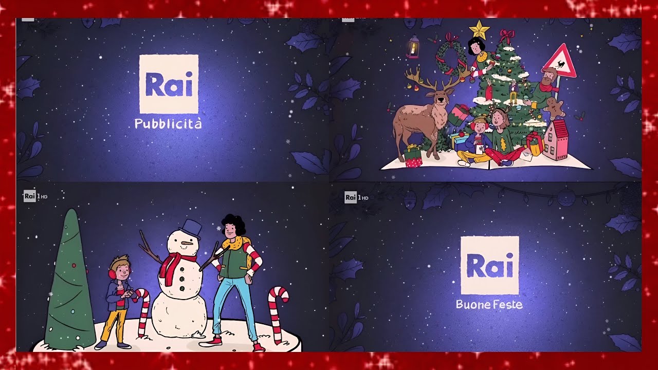 Raccolta bumper Rai Natale 2025 - Dall’8 Dicembre 2025