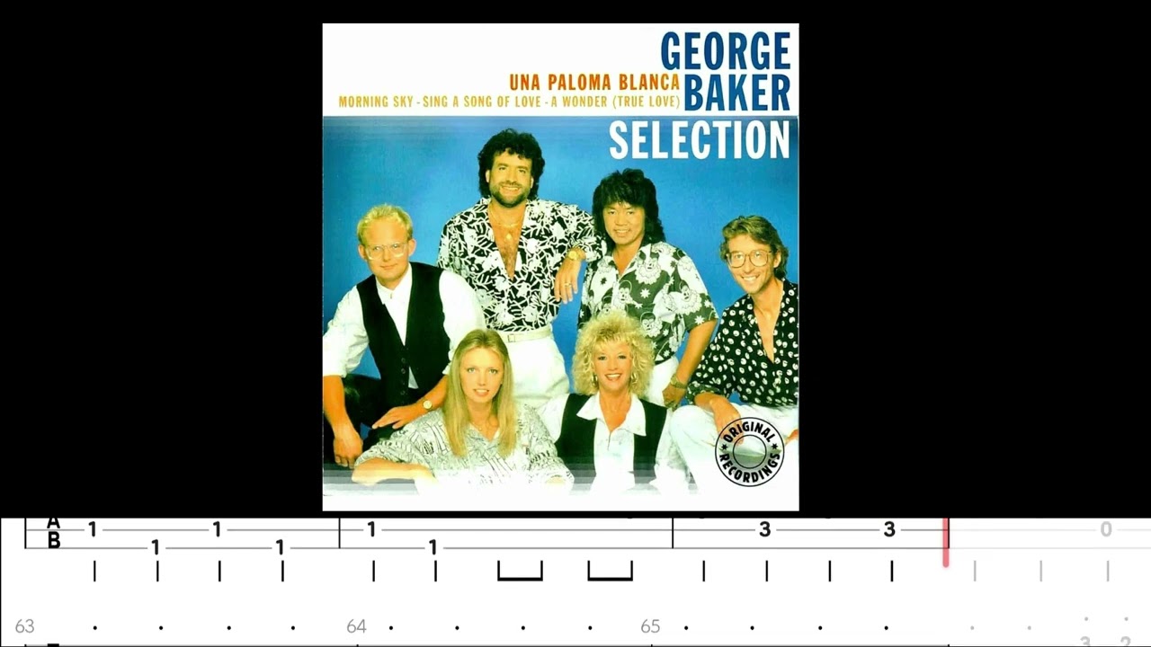 George Baker Selection - Una Paloma Blanca (Bass Backing Track with Tabs)