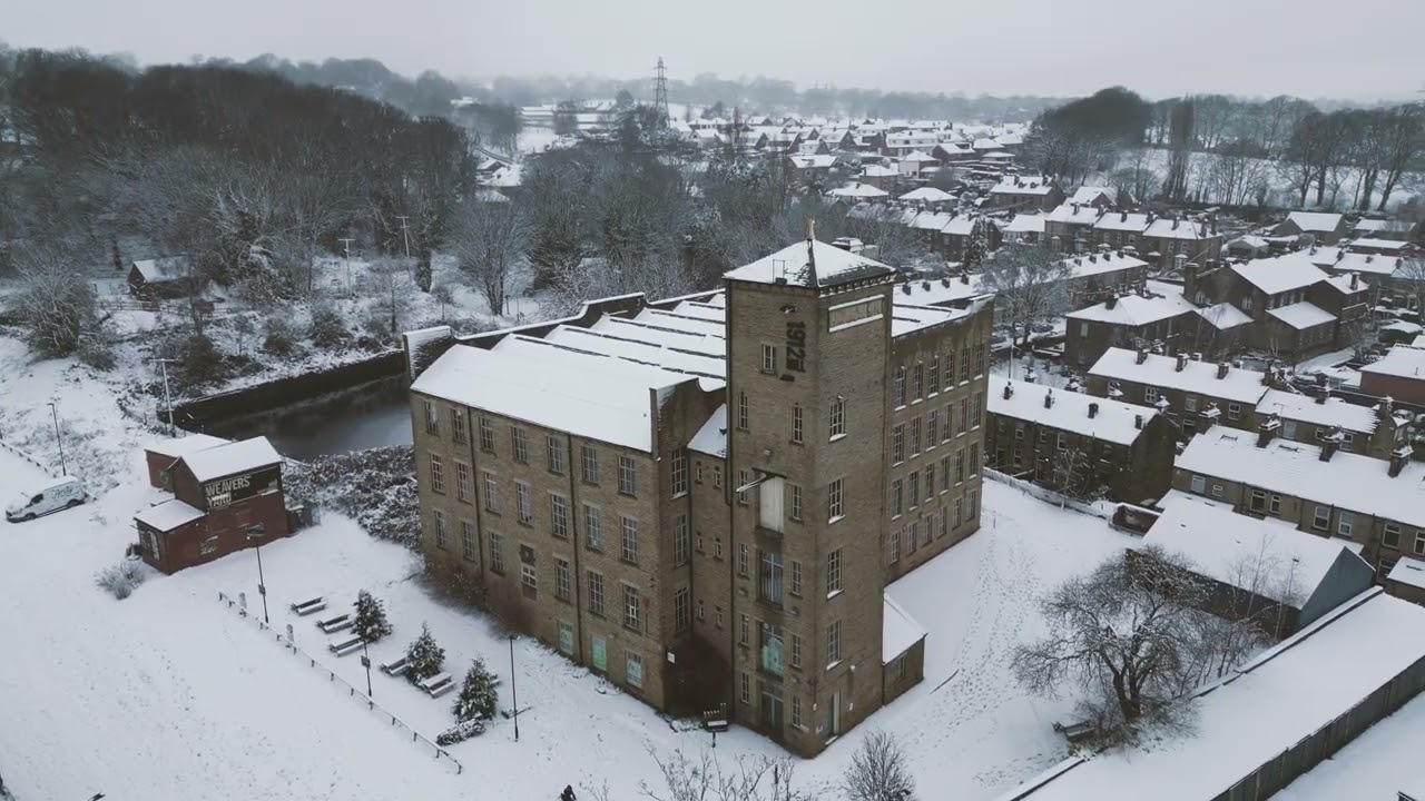 Farsley Covered in Snow | Drone Footage of Yorkshire in Winter