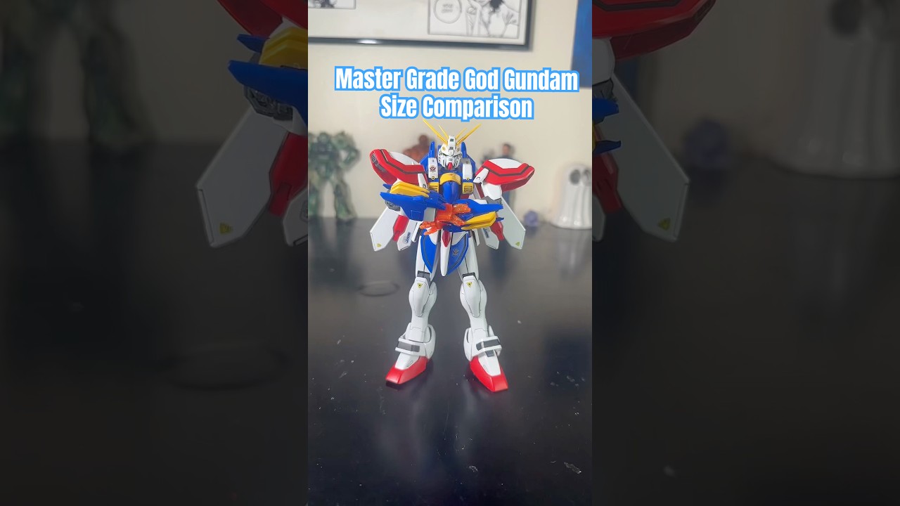 Master Grade God Gundam Size Comparison #gunpla #gundam #comparison #mastergrade