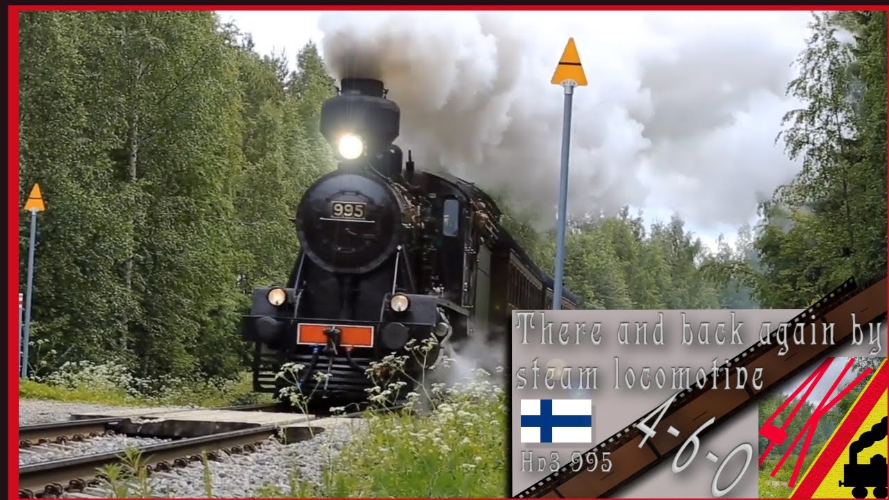 Finnish steam loco Hv3 995  1941 - Sinne ja takaisin höyryveturilla