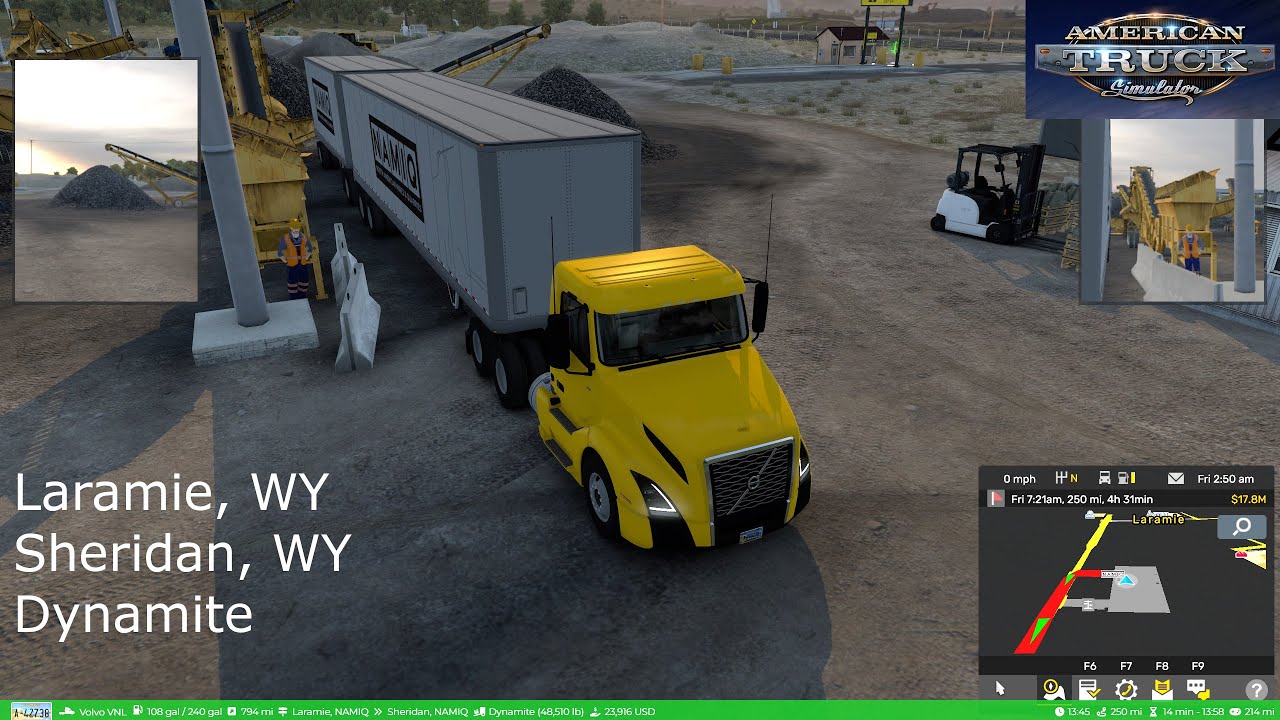 American Truck Simulator - Laramie, WY - Sheridan, WY