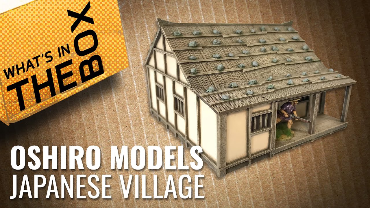 Unboxing: Feudal Japanese Village Terrain | Oshiro Models