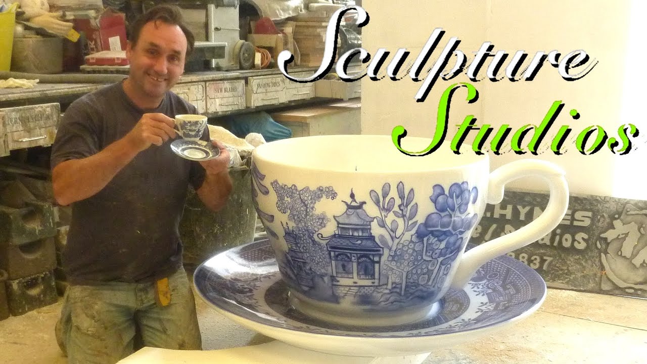 Tea Cup & Saucer by Sculpture Studios