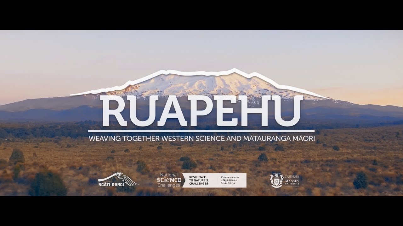 Ruapehu: Weaving together western science and mātauranga Māori