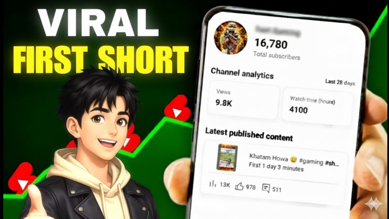 First Gaming Short Viral in 2 Hours 😍 | How to Go Viral with Your First Short