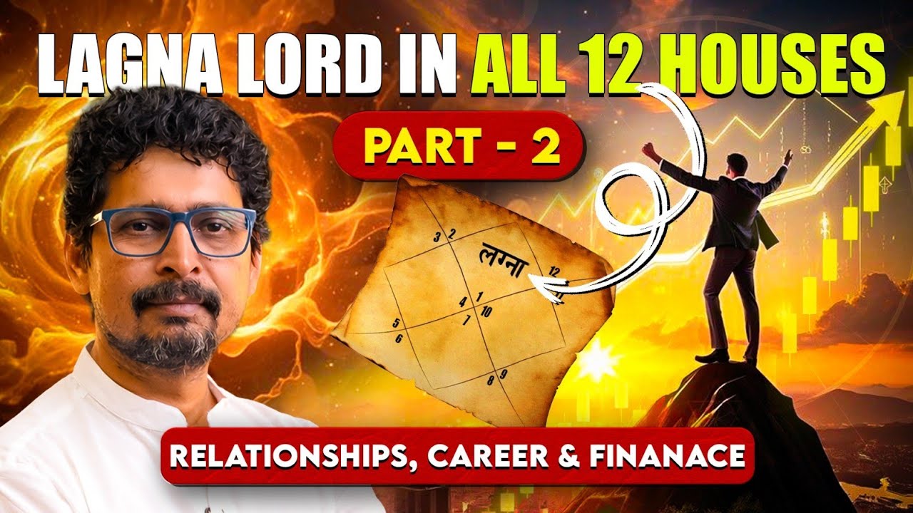Ascendent in 7th to 12th houses| How Lagnesh affects Relationships,Growth, Wealth & Health Part 2