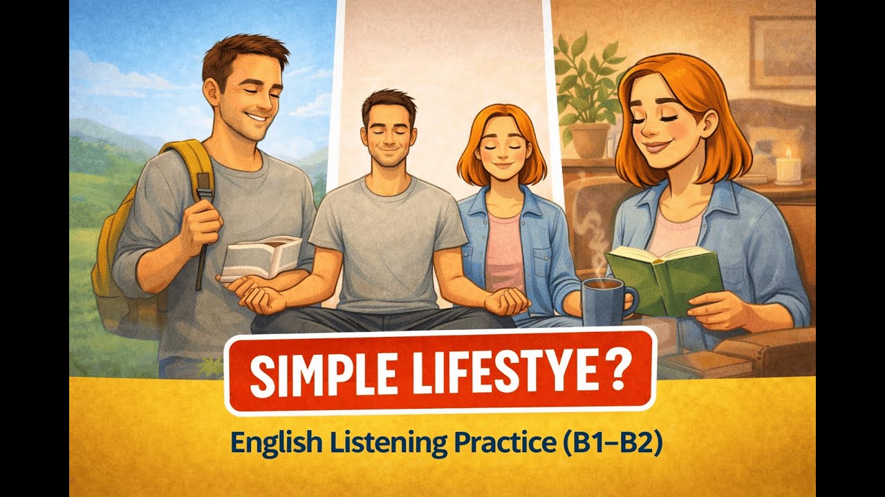 Simple lifestyle? | Can You Follow This English Conversation? (B1–B2)