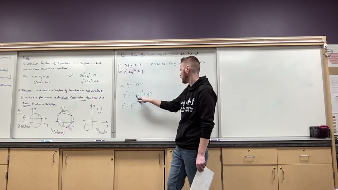 9.4 Systems of Nonlinear Equations in Two Variables