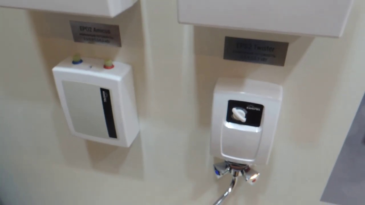 Проточные водонагреватели Kospel  новинка Акватерм 2019 Киев Совет Тепло Без Газа