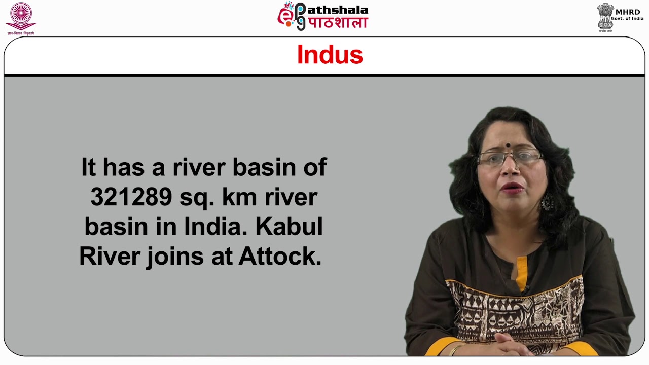 River system of India: Indus, Ganges and Peninsular rivers