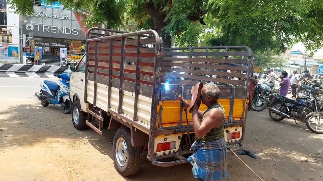 Ashok Leyland Dost Plus | body building work | full welding work | part 3