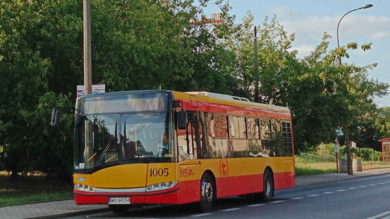 Przejazd linią autobusową 🚌 (Z45) - MZA Warszawa. Cała trasa