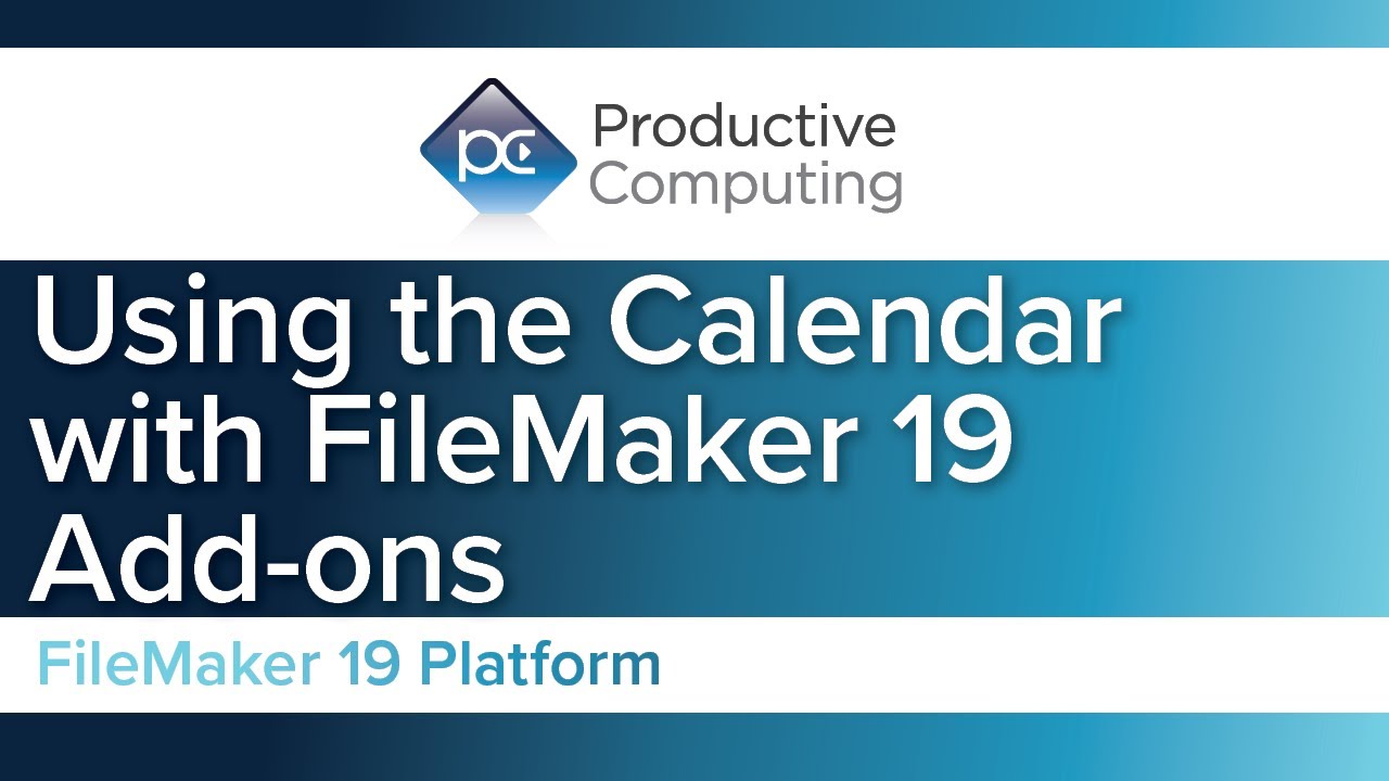 Использование календаря в Claris FileMaker — дополнения FileMaker