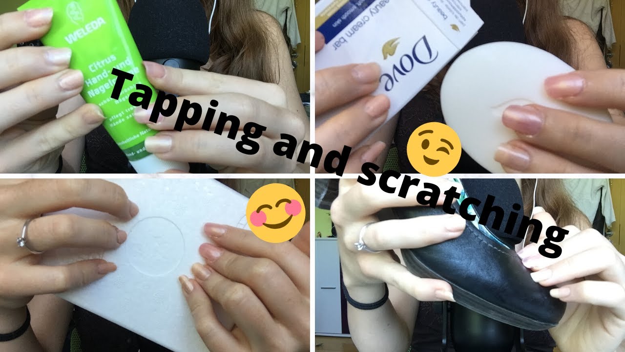 ASMR - TAPPING and SCRATCHING on different items😊💅🏻