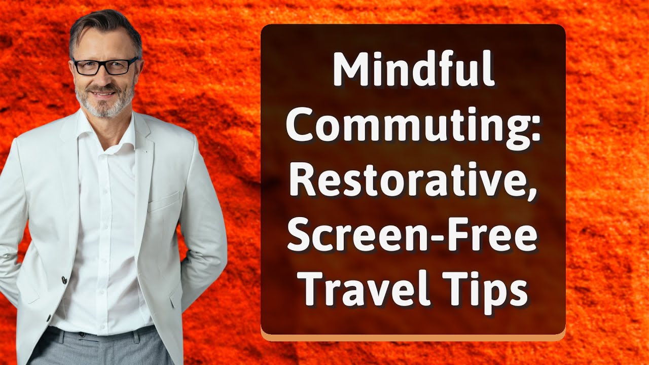 Mindful Commuting: Restorative, Screen-Free Travel Tips