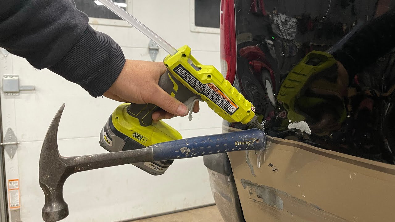 How To Pull Out Dents With Hot Glue