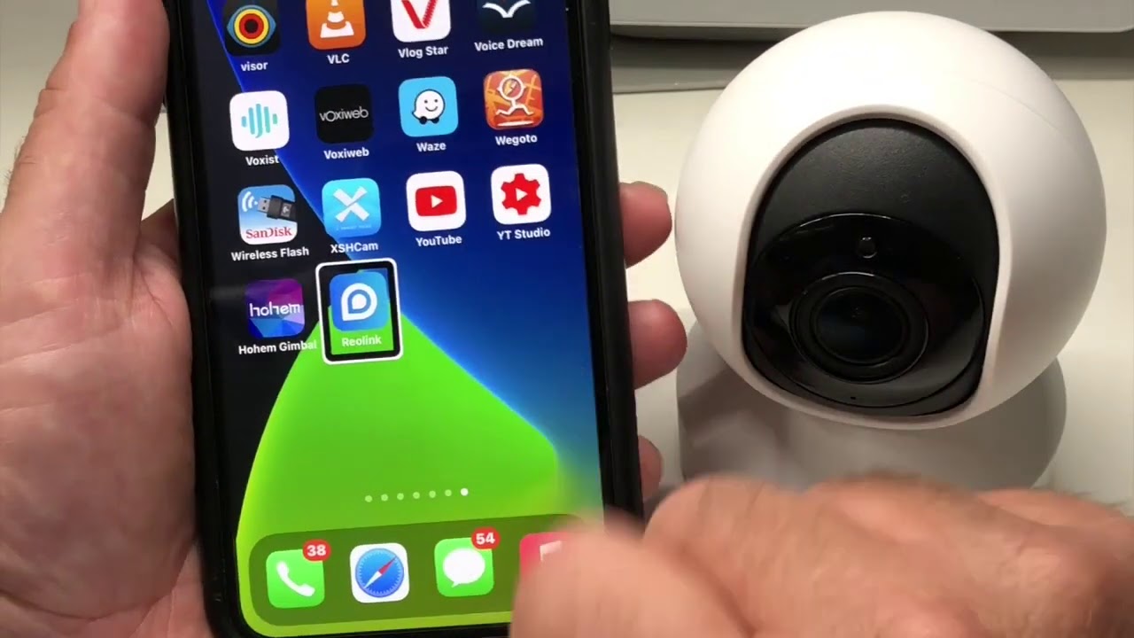 Reolink E1 Zoom Camera De Surveillance Accessible iOS Android Compatible Google Assistant