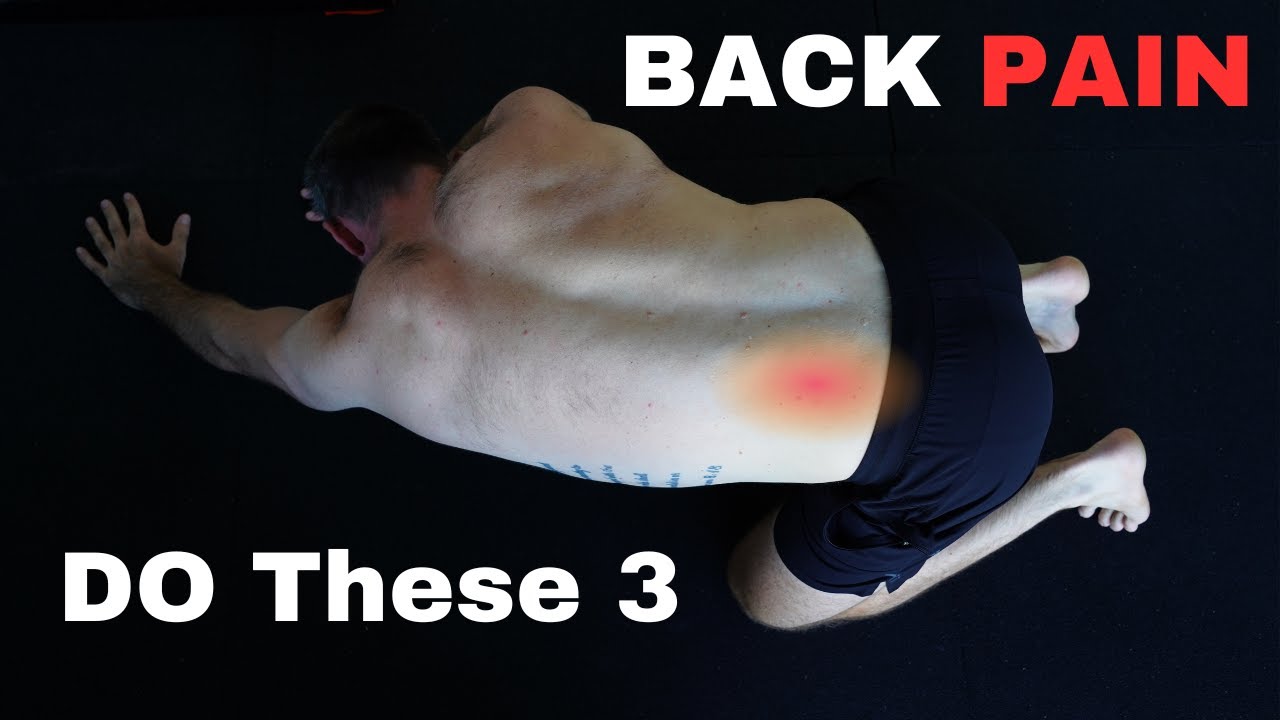 3 Best Exercises for Back Pain!