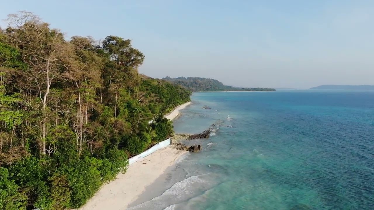 Kala Pathar Beach: Havelock Island | Aerial beach footage | Nature Connection