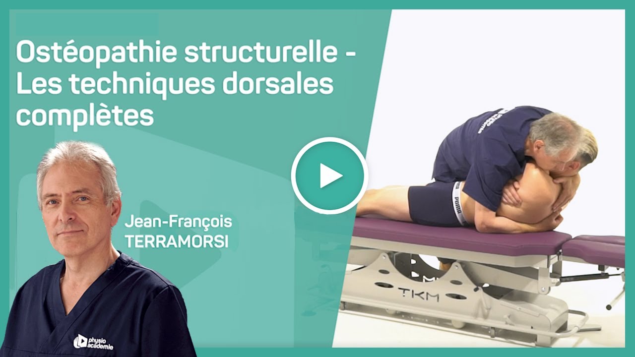 Formation OSTÉOPATHIE STRUCTURELLE : Les techniques dorsales, avec Jean-François TERRAMORSI