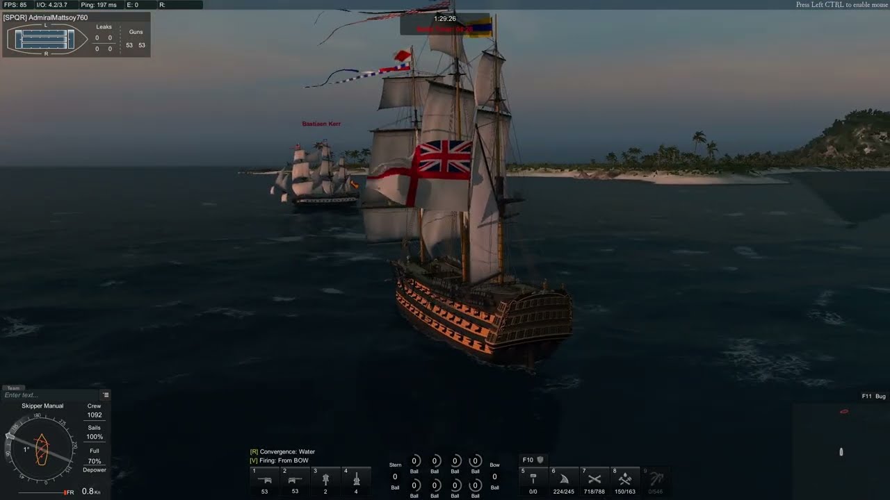 HMS Victory vs. Wasa!!! Good ol' Naval Action PvE Fight by Admiral Mattsoy!!!