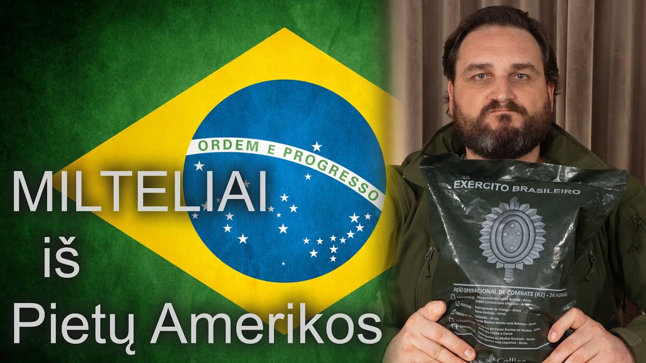 Brazilijos armijos sausas maisto davinys