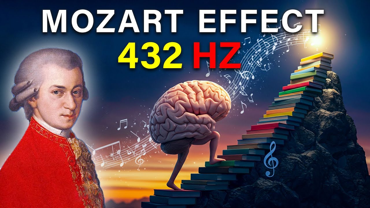 Mozart Effect at 432Hz | Emotional Balance and Study Focus with Healing Frequencies