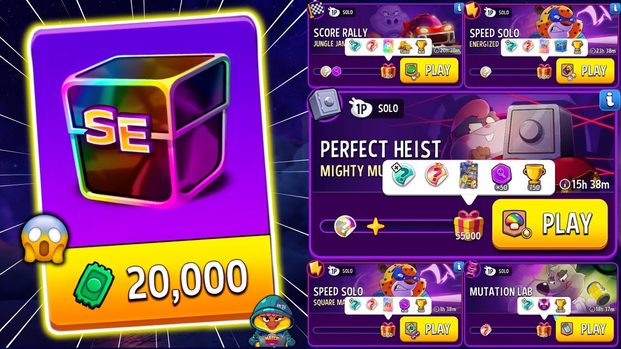PRIZE CENTER: x3 SE BOX 🔥 x5 Solo: Jungle Jam, Mighty Mushrooms, Square Match, Mutation, Energized