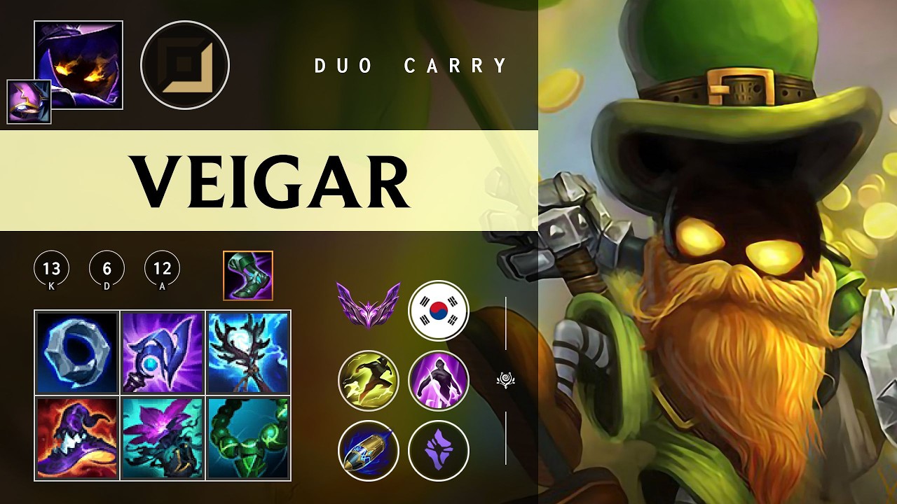 Veigar Carry vs Kai'Sa - KR Master Patch 26.03