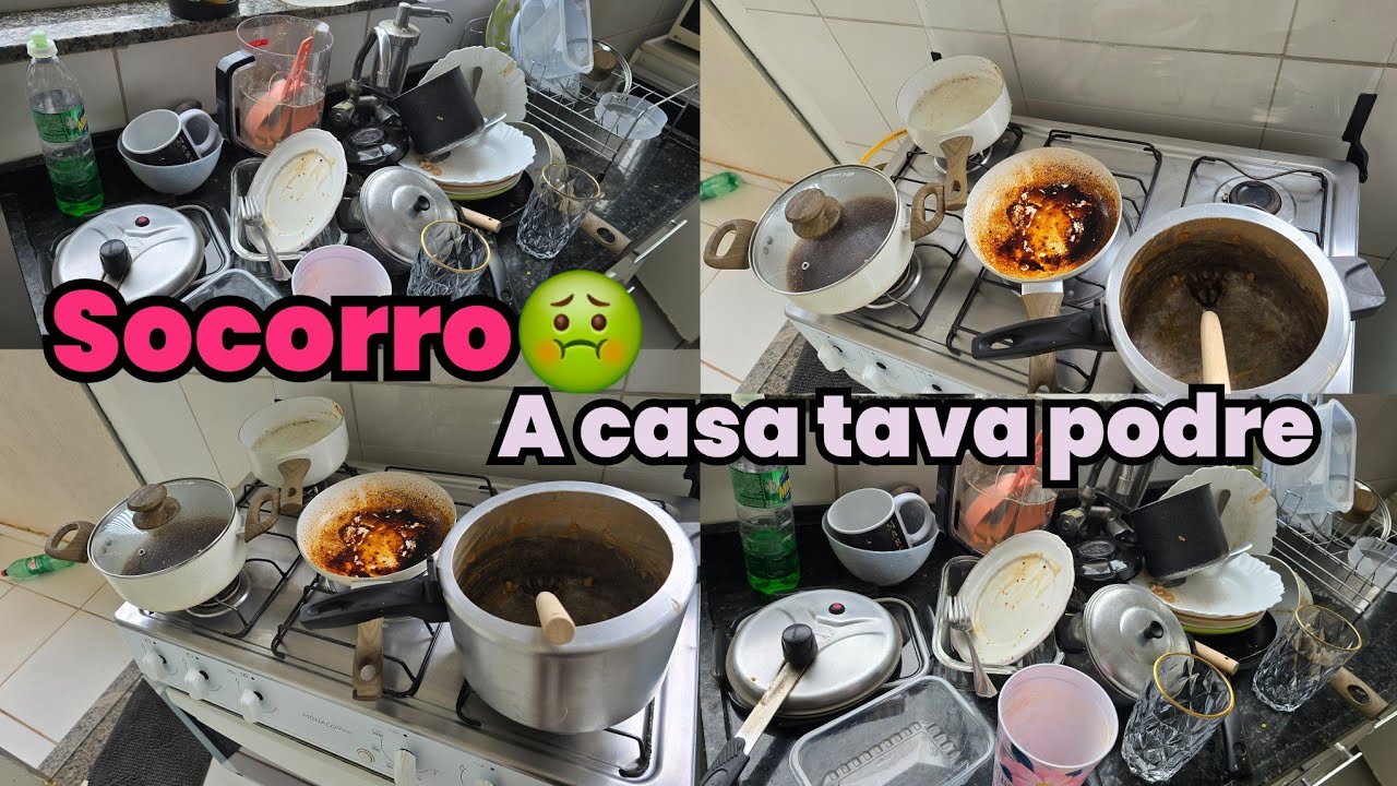 SOCORRO😱/ A CASA TAVA UM NOJO🤢/ FAXINA.