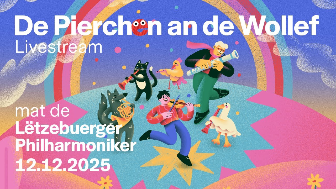 Schulkonzert am Livestream: De Pierchen an de Wollef 📽️