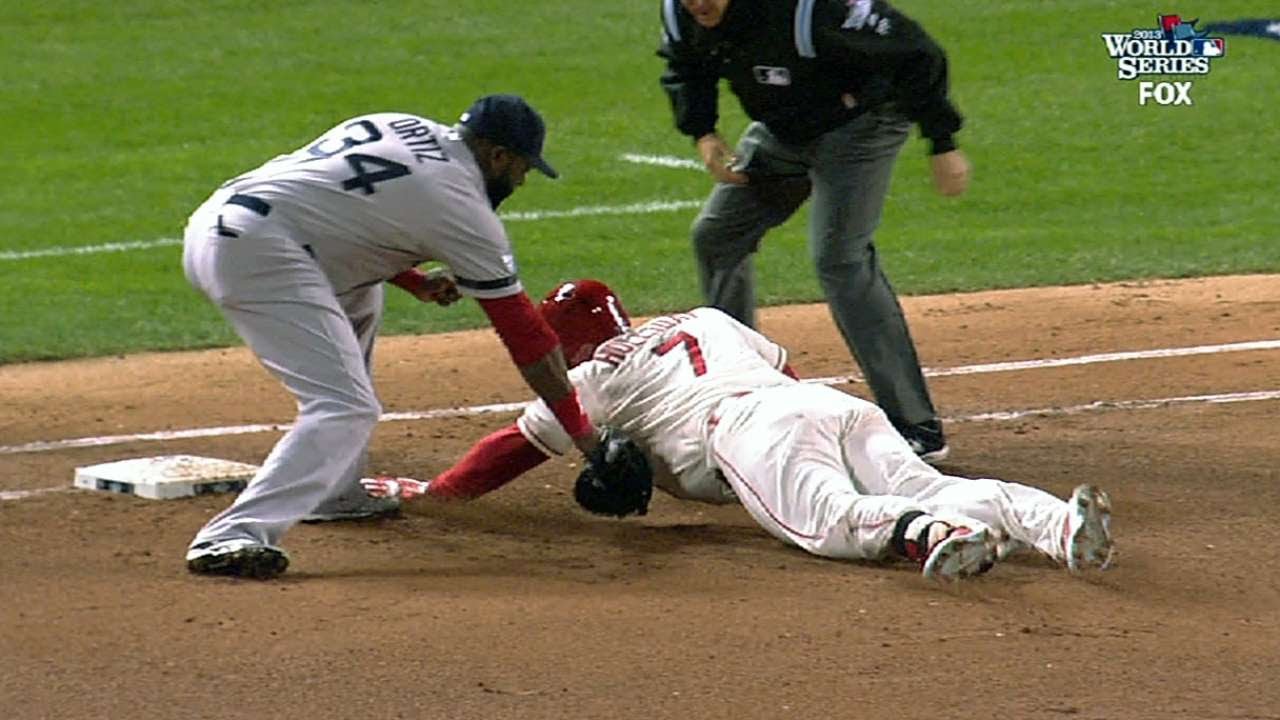 WS2013 Gm3: Ortiz solid at first base in Game 3 start