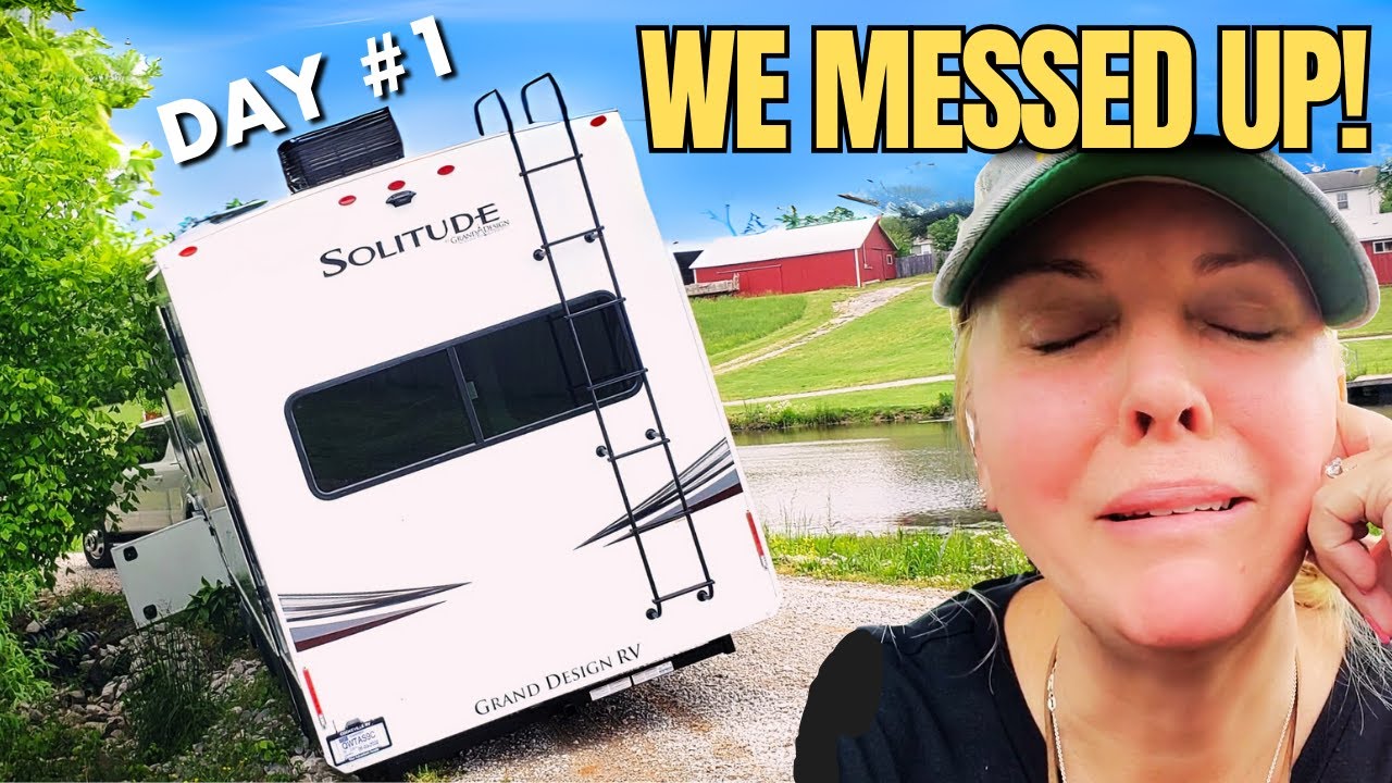 Our Grand Design RV Crashed into the Lake | Full Time RV Life Ends Before It Started? | TBE S1E1