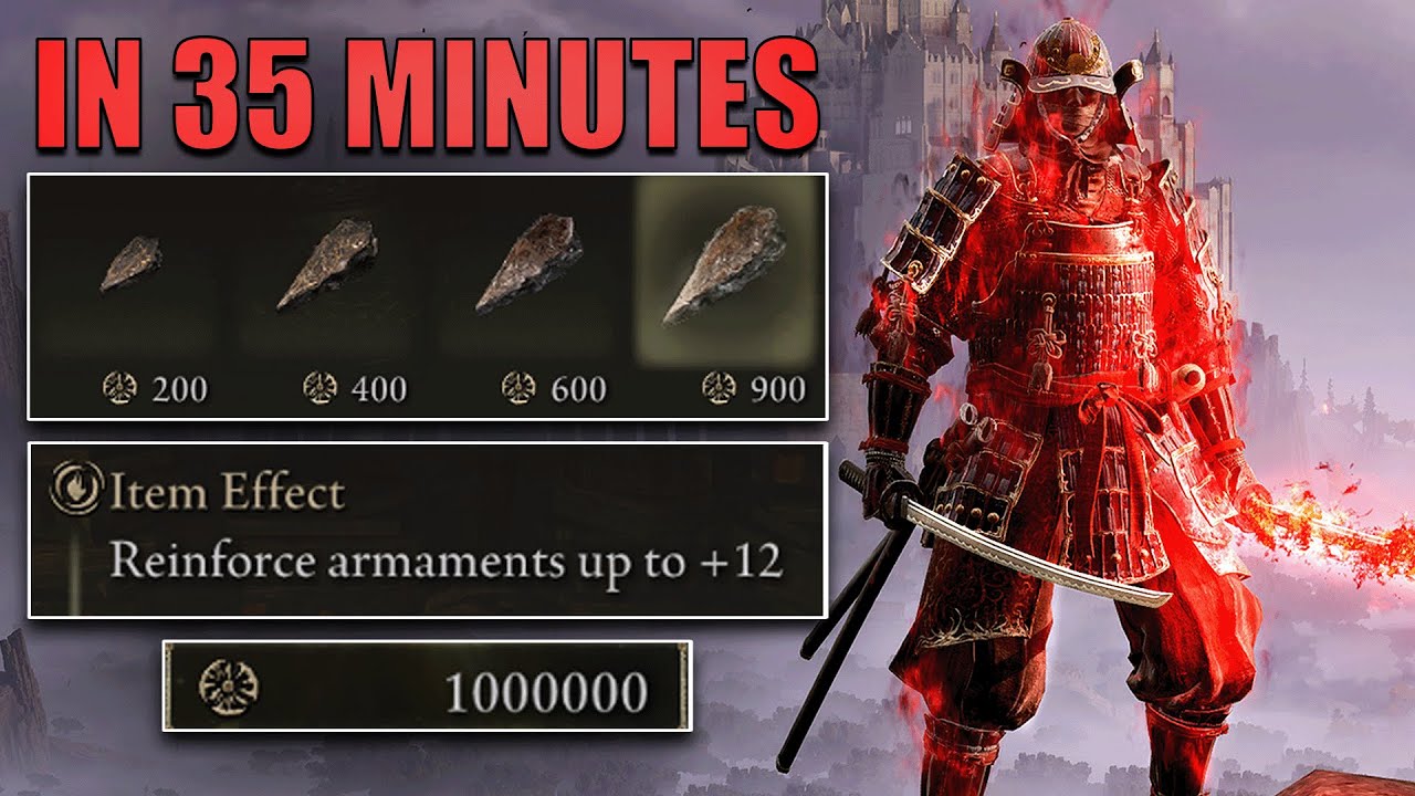 How to Get Unlimited Runes and Smithing Stones in 35 Minutes - Elden Ring