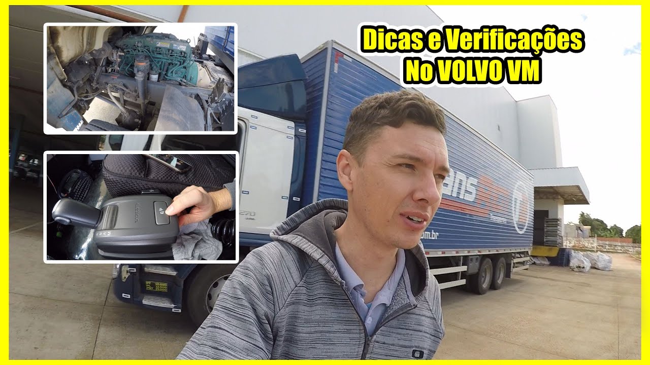 Como verificar óleo e Check List do Caminhão - VOLVO VM