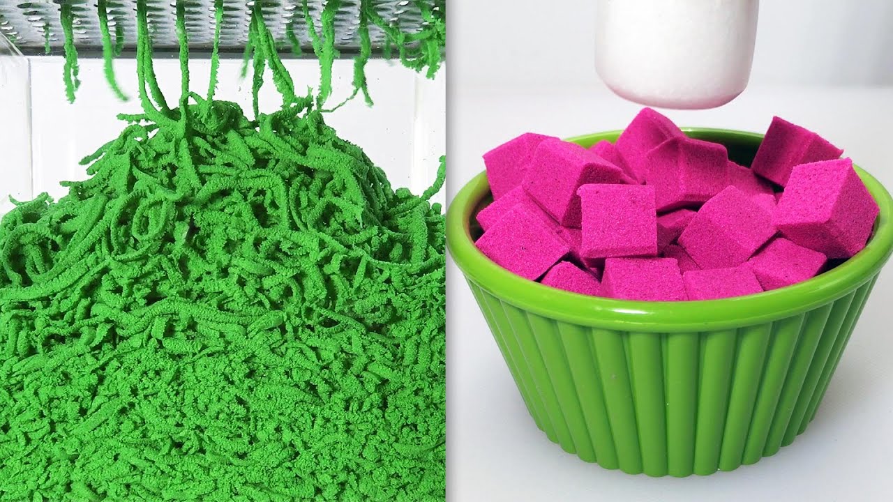 ASMR Shredding Satisfying and Relaxing 192 Kinetic Sand