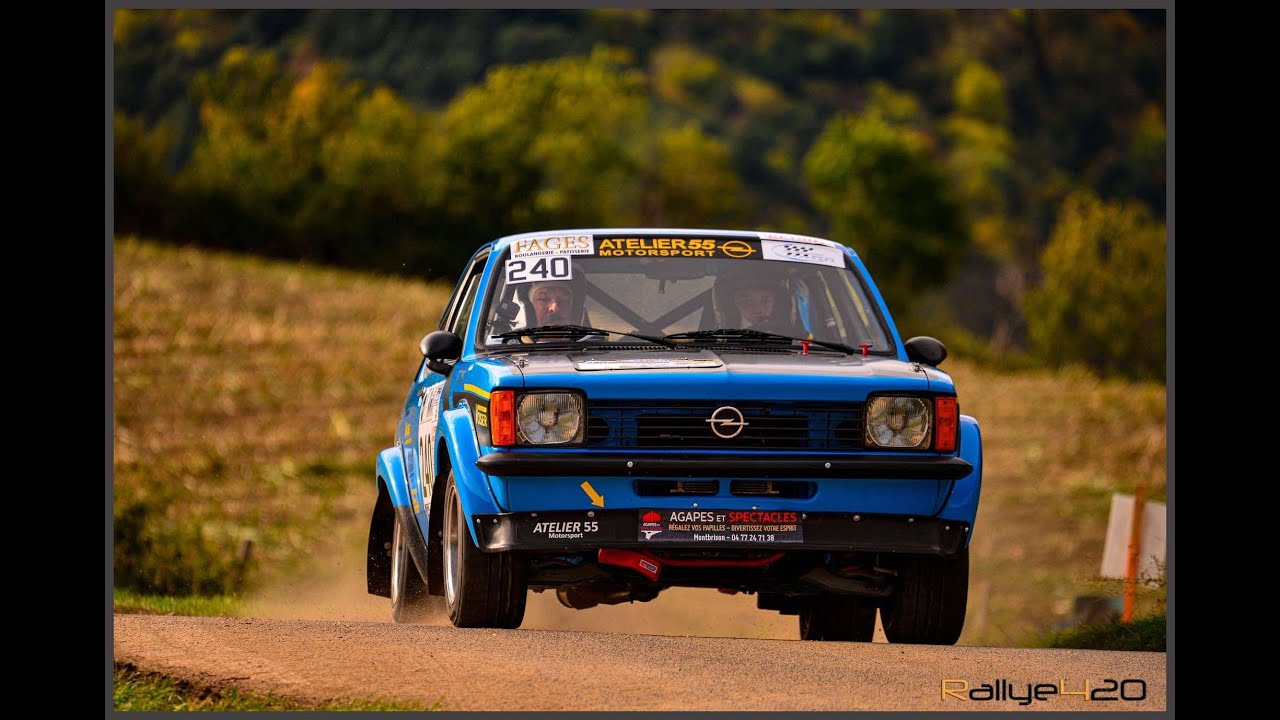 Rallye Montbrisonnais Finale VHC 2024 - caméra embarquée ES6 - Opel Kadett GTE groupe 2